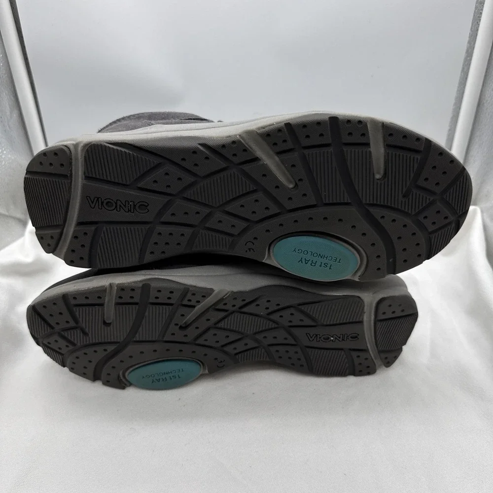 Vionic Action Cypress Hiking 3105 Woman's SZ 9.5 Shoe Blue And Grey